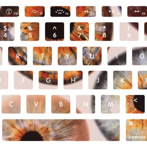 Eyes Macbook Keyboard Decal Stickers