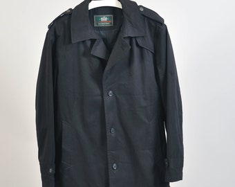 trench-coat LAPIDUS vintage des années 2000 en noir