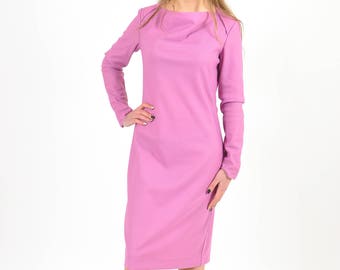 Unique handmade elegant lilac dress