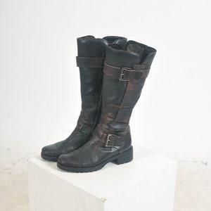 Vintage 90s real leather boots