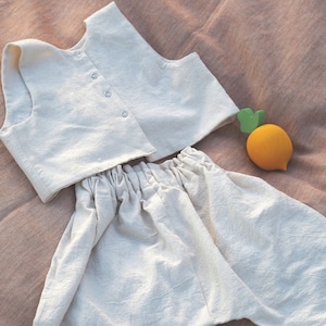 Little Moroccan Summer Set | PDF Pattern & Sewing Instructions | Baby Vest Pattern + Harem Pants Pattern | 0M-6Y