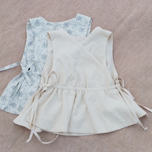 Baby Ruffle Top / Baby Tied Top / Vest with Frills / Boy Girl Sewing Pattern / Baby Toddler Kids Top / PDF Pattern / 0M-6Y