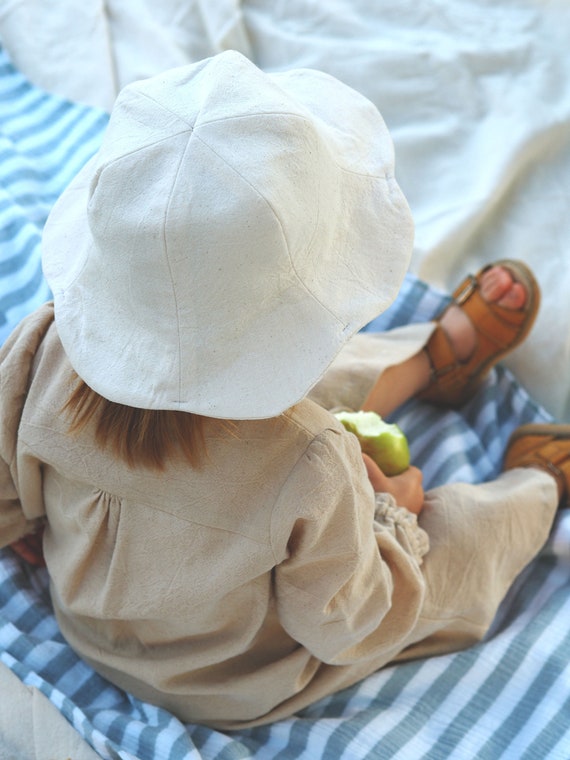 Summer Tulip Hat | Linen Hat | Bucket Hat Pattern | Baby