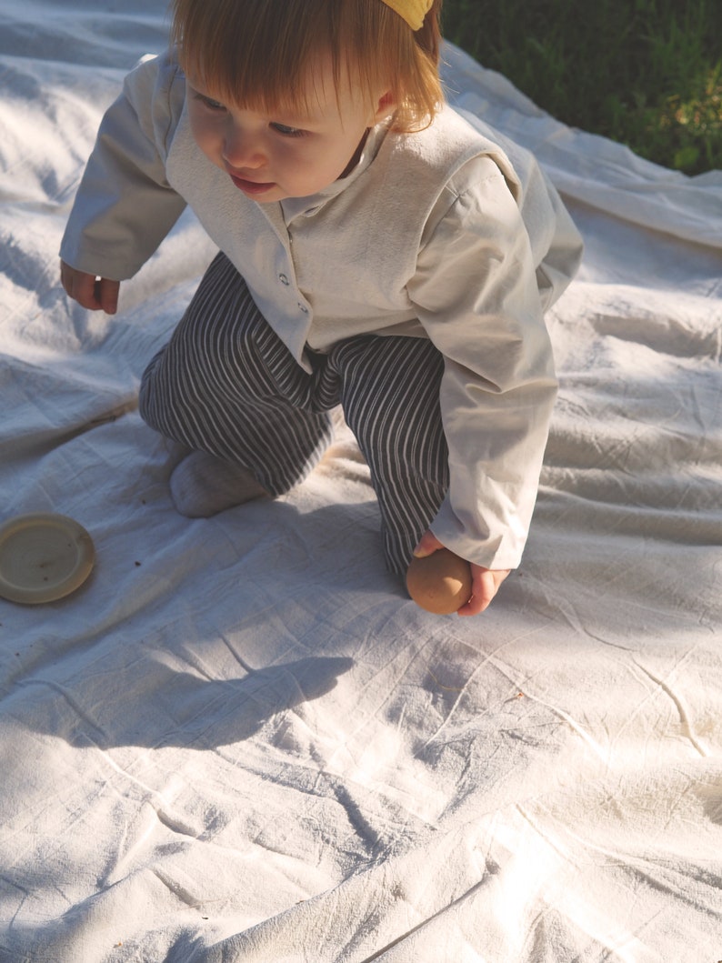 Little Moroccan Summer Set | PDF Pattern & Sewing Instructions | Baby Vest Pattern + Harem Pants Pattern | 0M-6Y image 3