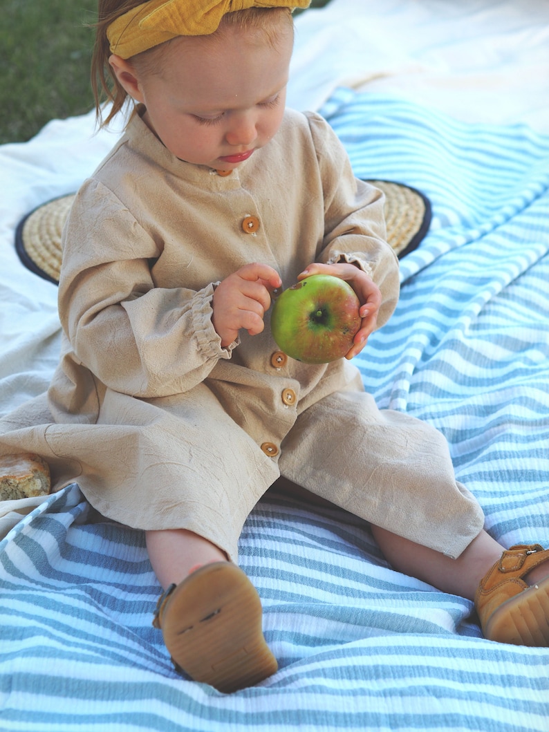Baby Shirt Dress Baby Dress With Buttons Girls Linen Dress Etsy