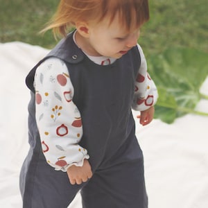 Pinafore Jumpsuit | Easy Baby & Kids Romper PDF Sewing Pattern | Jumpsuit Pattern | 0M-6Y |