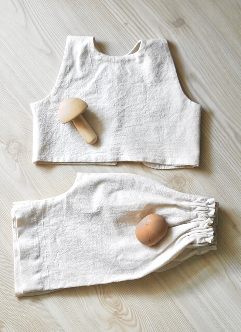 Little Moroccan Summer Set | PDF Pattern & Sewing Instructions | Baby Vest Pattern + Harem Pants Pattern | 0M-6Y image 5