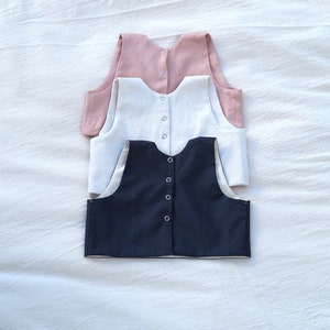Little Moroccan Summer Set | PDF Pattern & Sewing Instructions | Baby Vest Pattern + Harem Pants Pattern | 0M-6Y image 4