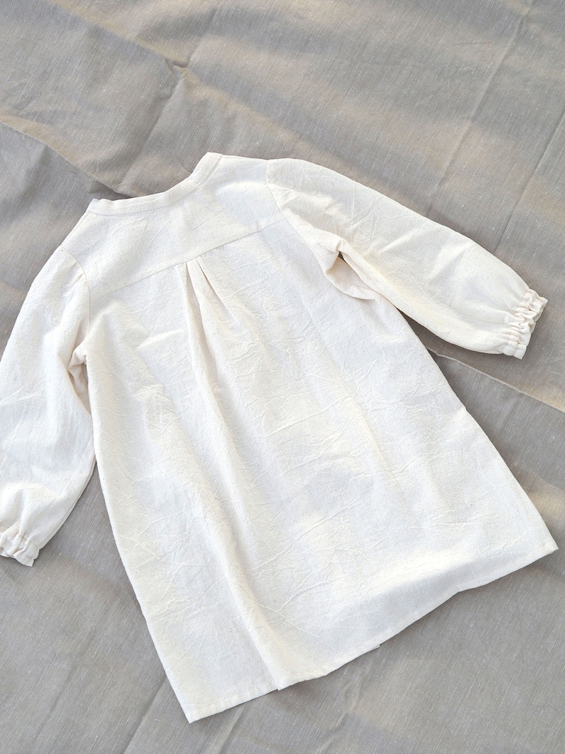 Baby Shirt Dress Baby Dress With Buttons Girls Linen Dress Etsy