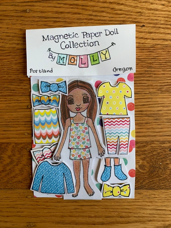 magnetic paper doll