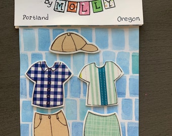 Clothes for Magnetic Paper Doll Collection