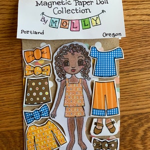 Girl for Magnetic  Paper Doll Collection