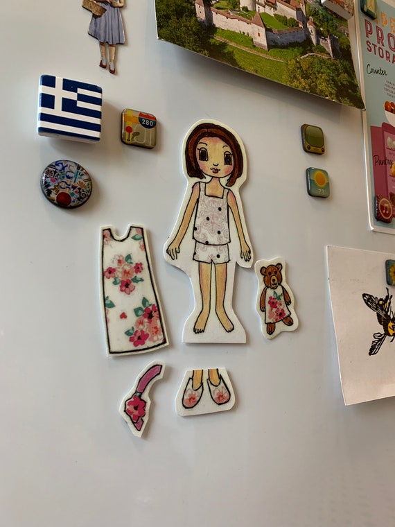 Girl for FUN MAKE BELIEVE Magnetic Paper Doll Etsy Australia