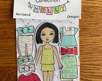Girl for Magnetic Paper Doll Collection