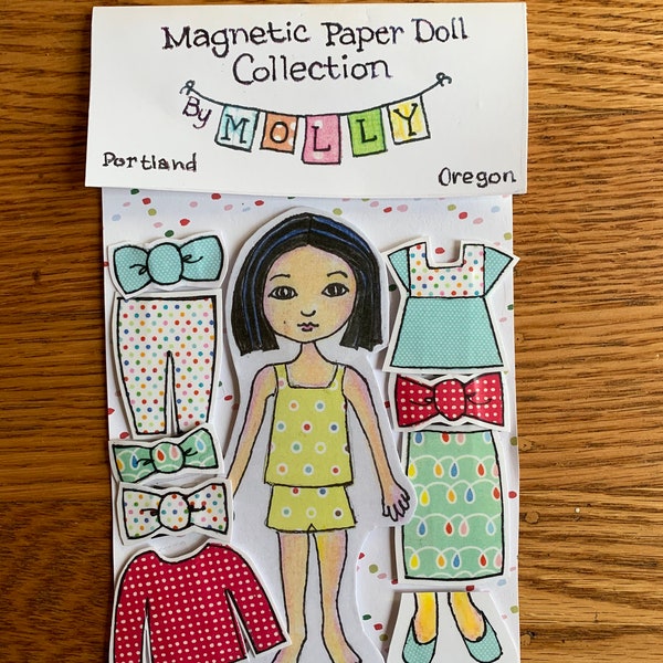 Girl for Magnetic Paper Doll Collection