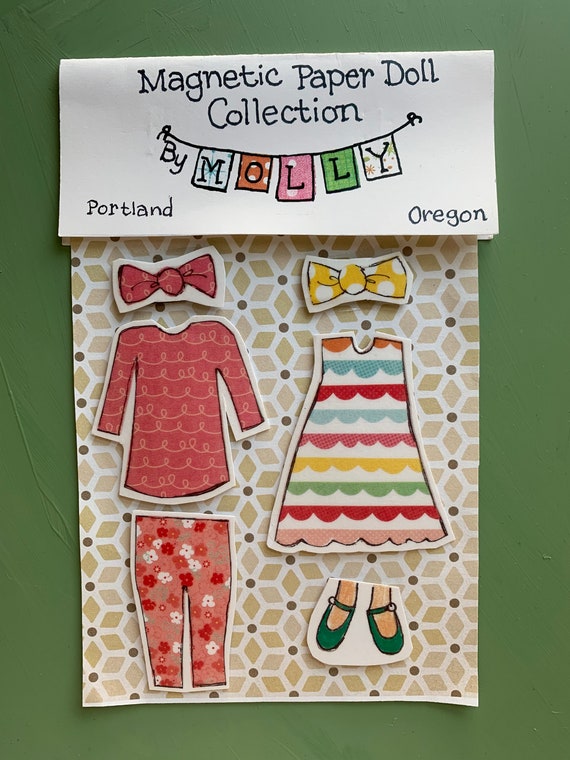 magnetic paper doll