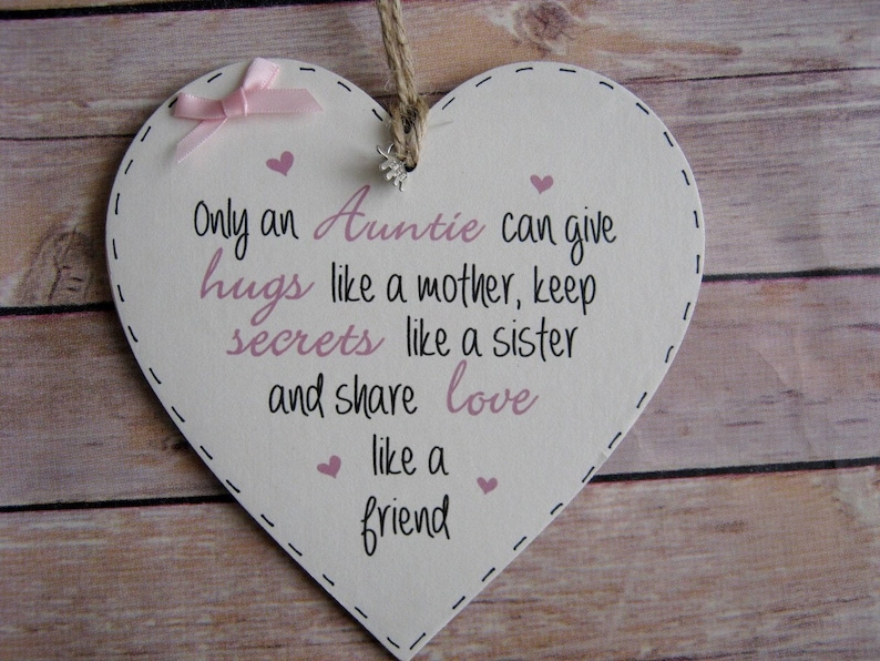 Handmade Wall Plaque Personalised Godfather Gift 15cm hanging wooden heart