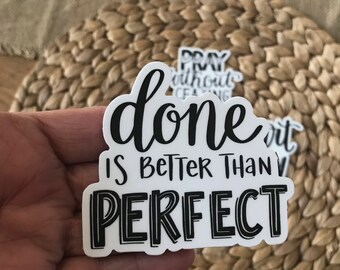 Better Than Perfect Etsy