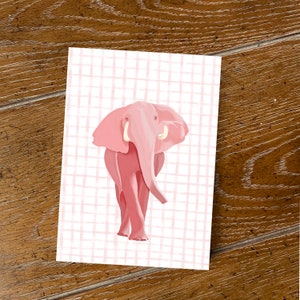 Elephant Art Print, Illustrated Elephant , Nursery Artwork, Nursery Decor