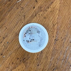 Disco Ball Vinyl Sticker, Disco Ball Decal