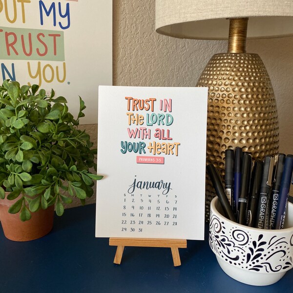 Scripture Calendar Etsy