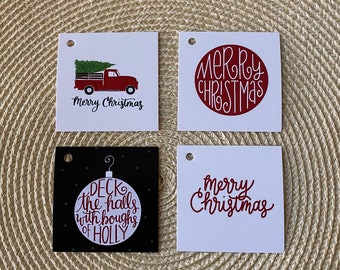 Christmas Gift Tags - Set of 5 - Choose your Design