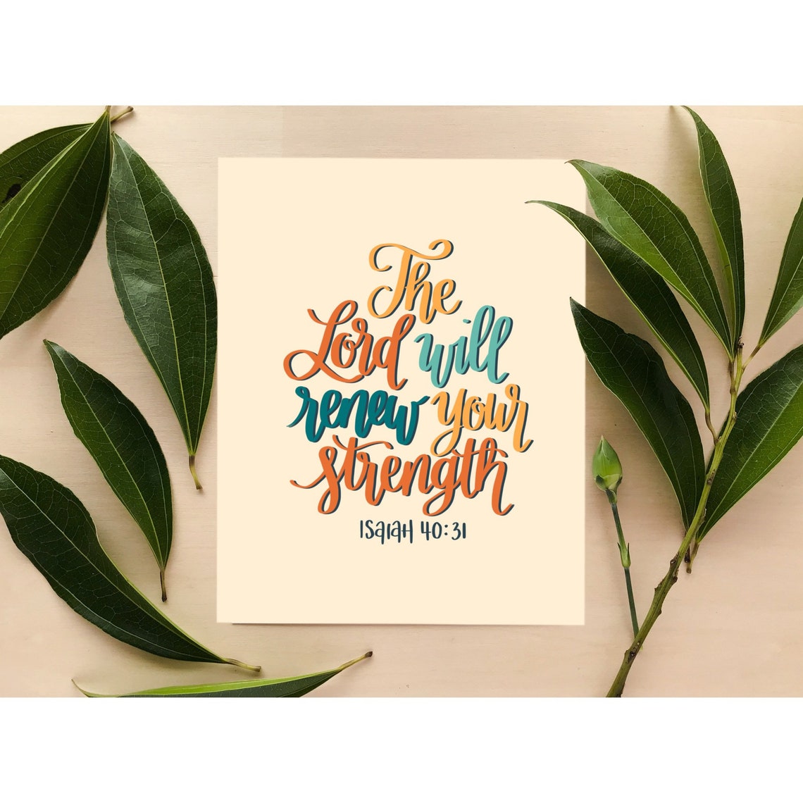 Hand Lettered Thanksgiving Scripture Hand Lettered Scripture Art Print, Inspirational Wall Decor - Etsy