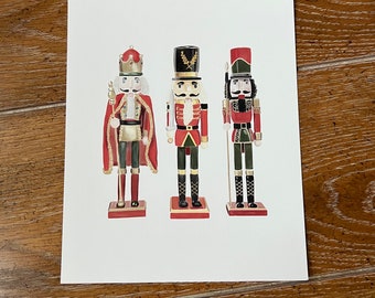 Nutcracker (Red) Print, Nutcracker Wall Art