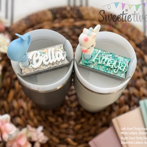 14oz size Tumbler Name Plate, Tumbler Name Tag, Stanley Name Plate, Tumbler Cup Accessories, Stanley, Stanley THE FLOWSTATE QUENCHER H2.0
