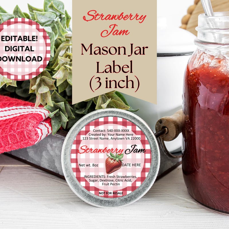 Fruit Jam Stickers - Etsy