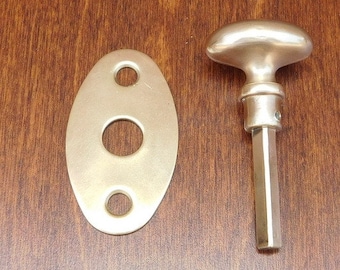 Brass Privacy Turn for Passage Door