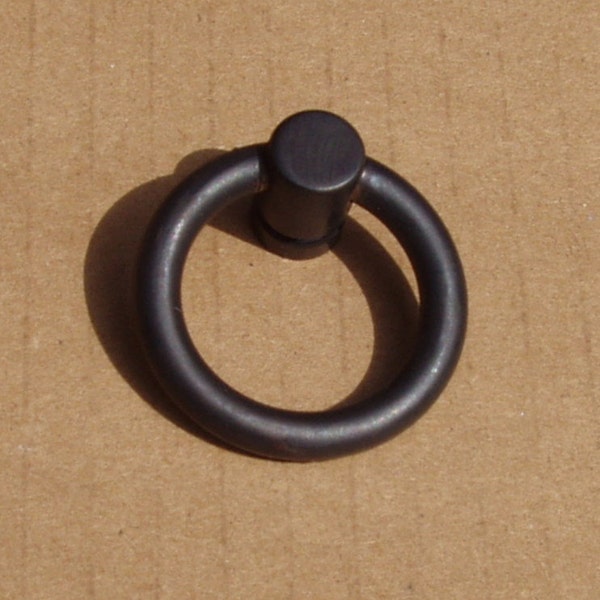 BB2004SF  1.5" Solid Brass Ring Pull in Oil Rub Bronze finish