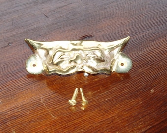 BB410. Nationale Registrierkasse Schublade Becher ziehen. Messingguss 9,5 cm Gesamtbreite