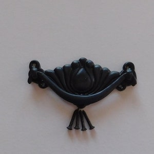 BB123 AB. 3.75&quot; Antique Black drawer Pull