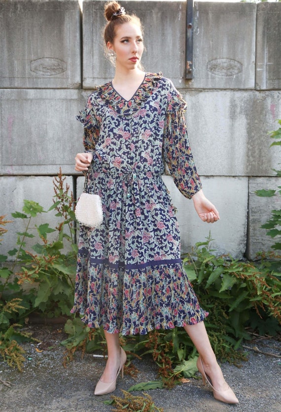 1980’s Seafoam Diane Freis Dress