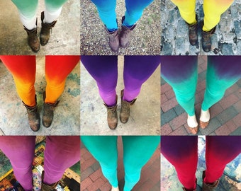 Colorful Yoga Leggings with Gusset: Blind Box, Surprise Color
