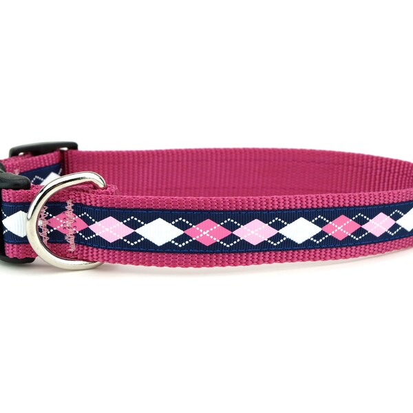 Argyle Dog Collar Etsy
