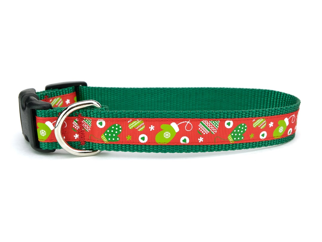 Collar Navideño Para Perros Y Gatos XIANGLONGY - Ajustable, Con Pajarita, Diseño De Cuadros Rojos Y Copos De Nieve | Tallas S, M, L Para Mascotas Pequeñas Y Medianas