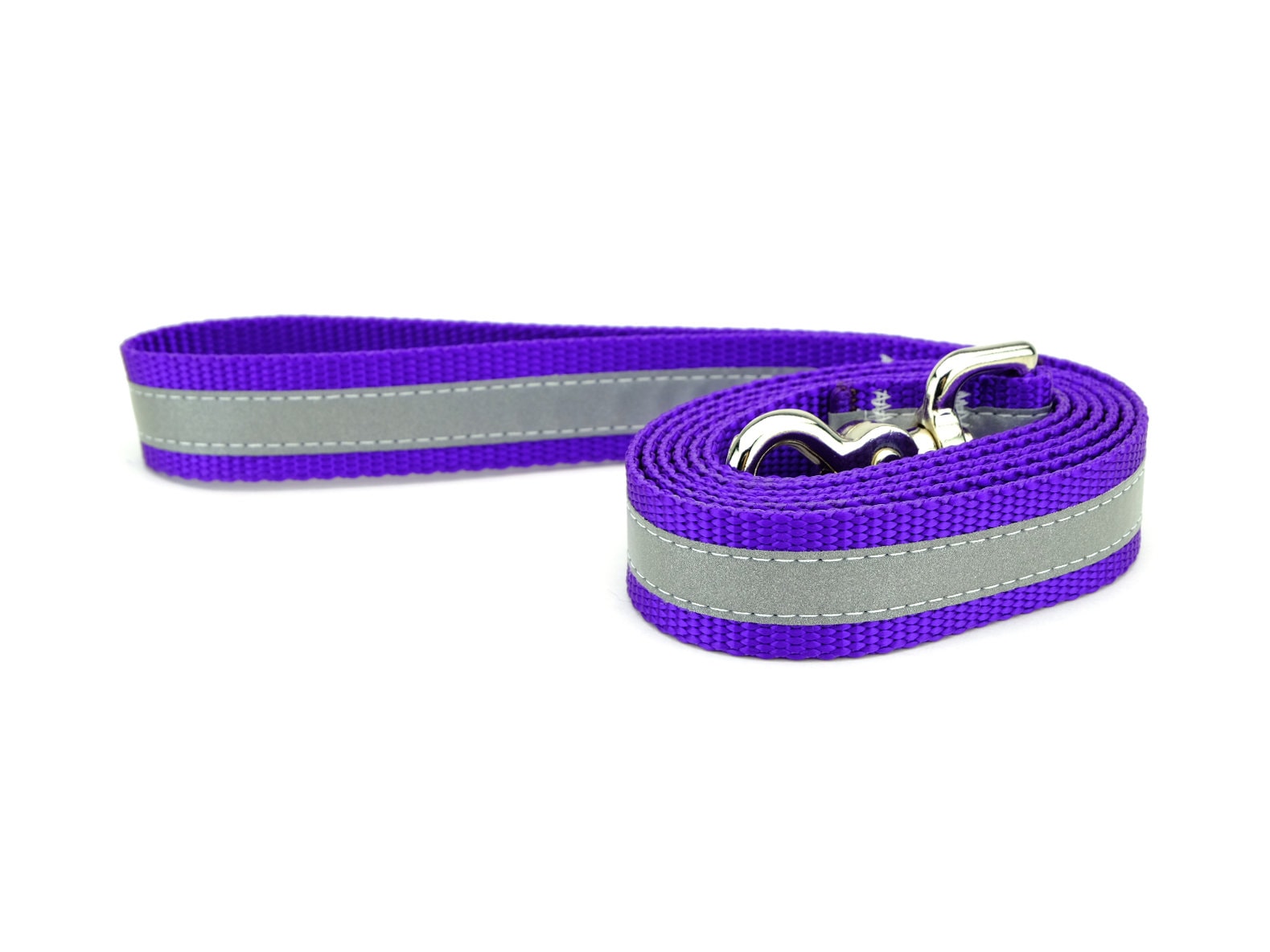 Purple reflective dog collar hotsell