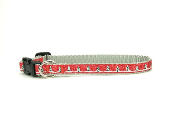 mini green dog collar