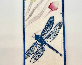 Dragonfly Fabric Bookmark