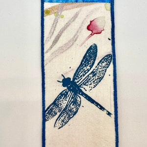 Dragonfly Fabric Bookmark image 1