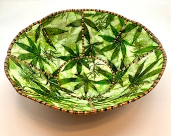 Leaves Fabric Bowl