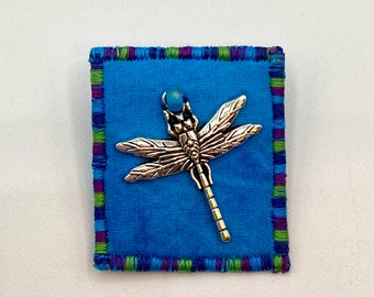 Dragonfly Fabric Pin