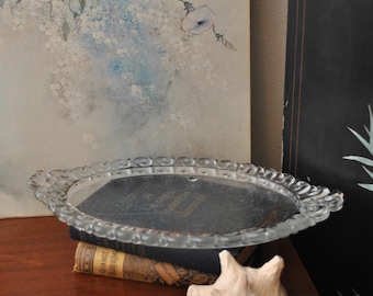 Vintage Glass Dresser Tray