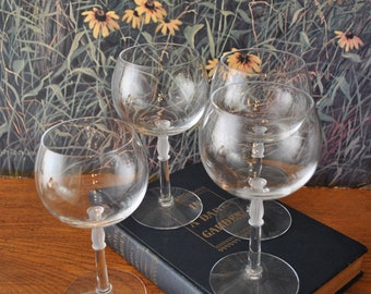 Vintage Fostoria Moon Mist Wine Glasses