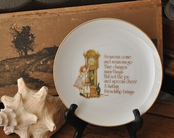 Vintage Holly Hobbie Friendship Plate