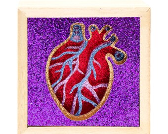 Anatomical Heart Paper Cut Art - doctor gift - nurse gift - anatomy decor - anatomy wall decor - human heart - medical student gift -science