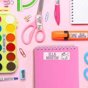 School Supply Labels - Personalized Name Labels - Kids Name Labels - Name Labels - Custom Name Stickers - Custom Stickers - Kids Name Tags