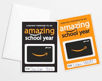 Titular de la tarjeta de regalo de regreso a la escuela - DESCARGA DIGITAL - Regalo del maestro del primer día de clases - Apreciación del maestro - Descarga del titular de la tarjeta de regalo